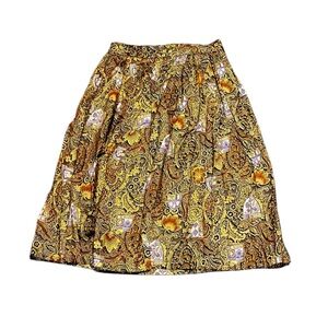Paisley vintage 80s skirt